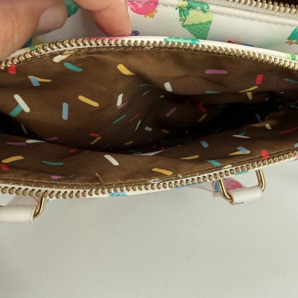 Retired Loungefly Disney Princess Ice Cream Print Crossbody Purse Handbag - Picture 15 of 16